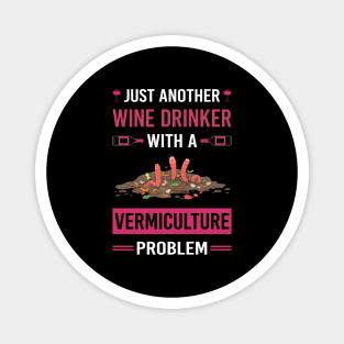 Wine Drinker Vermiculture Worm Farming Farmer Vermicompost Vermicomposting Magnet